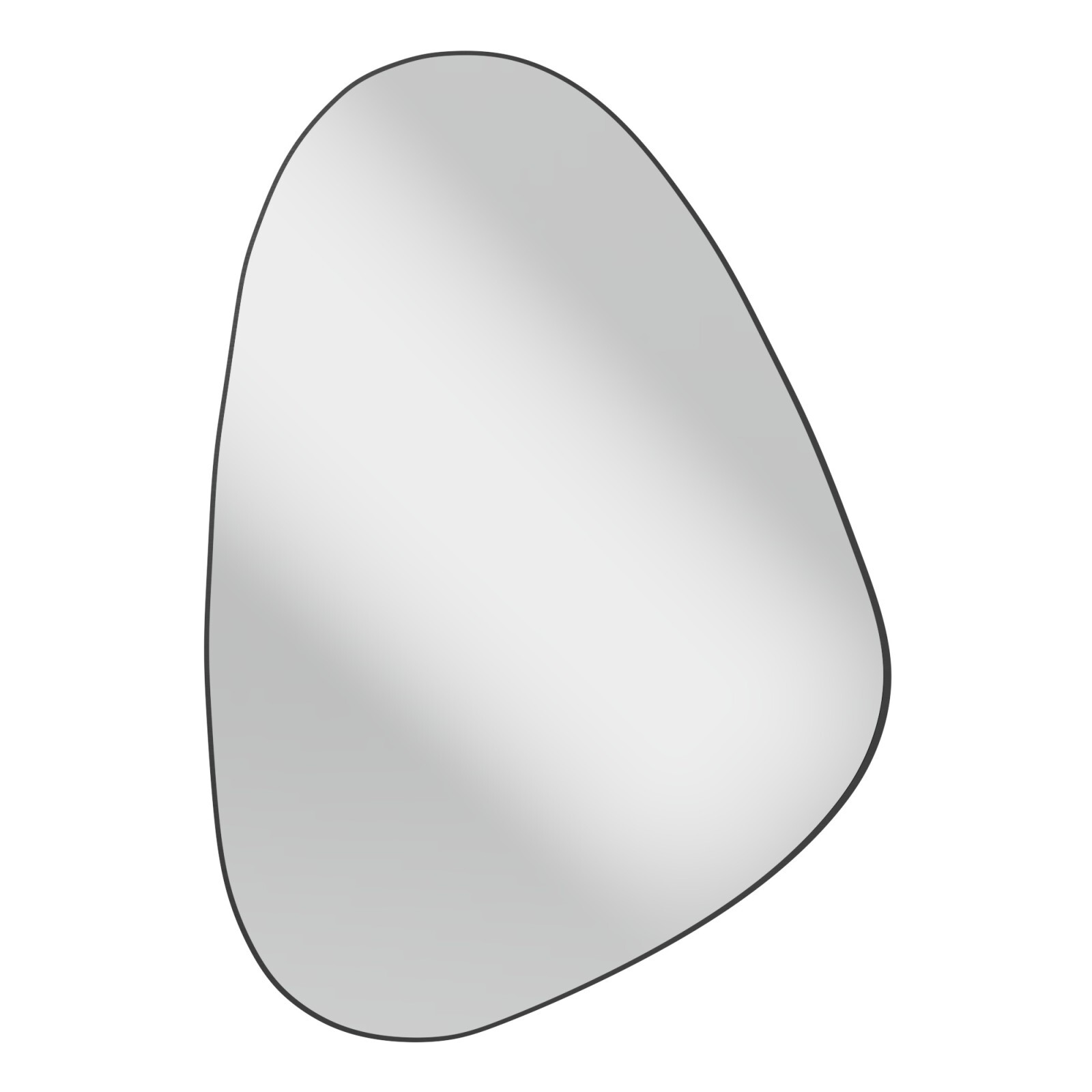 Nástěnné zrcadlo Libia 76x51cm černé