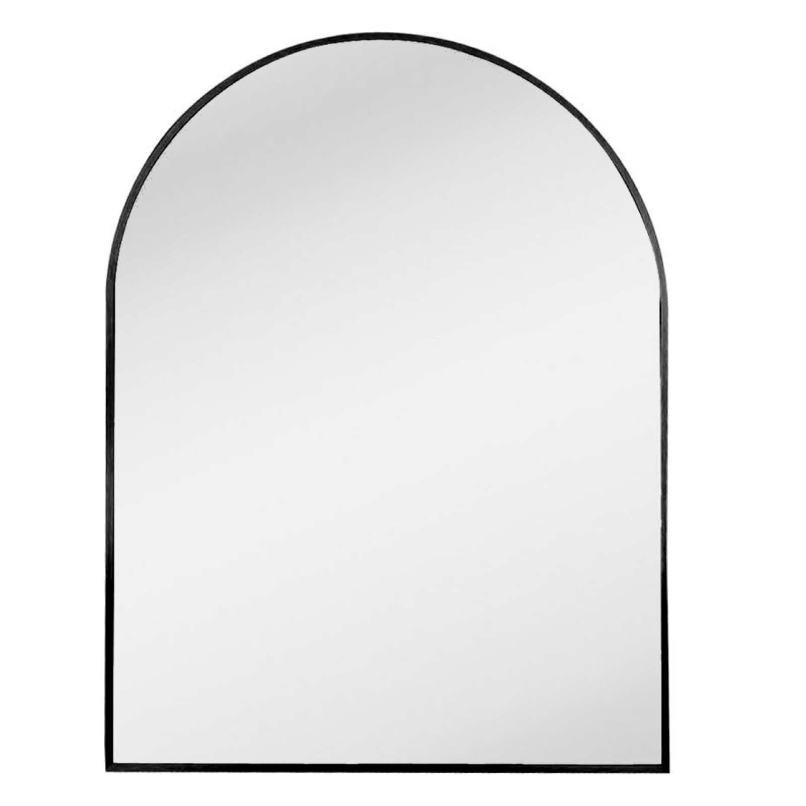 Nástěnné zrcadlo Serene II 80x60 cm černé
