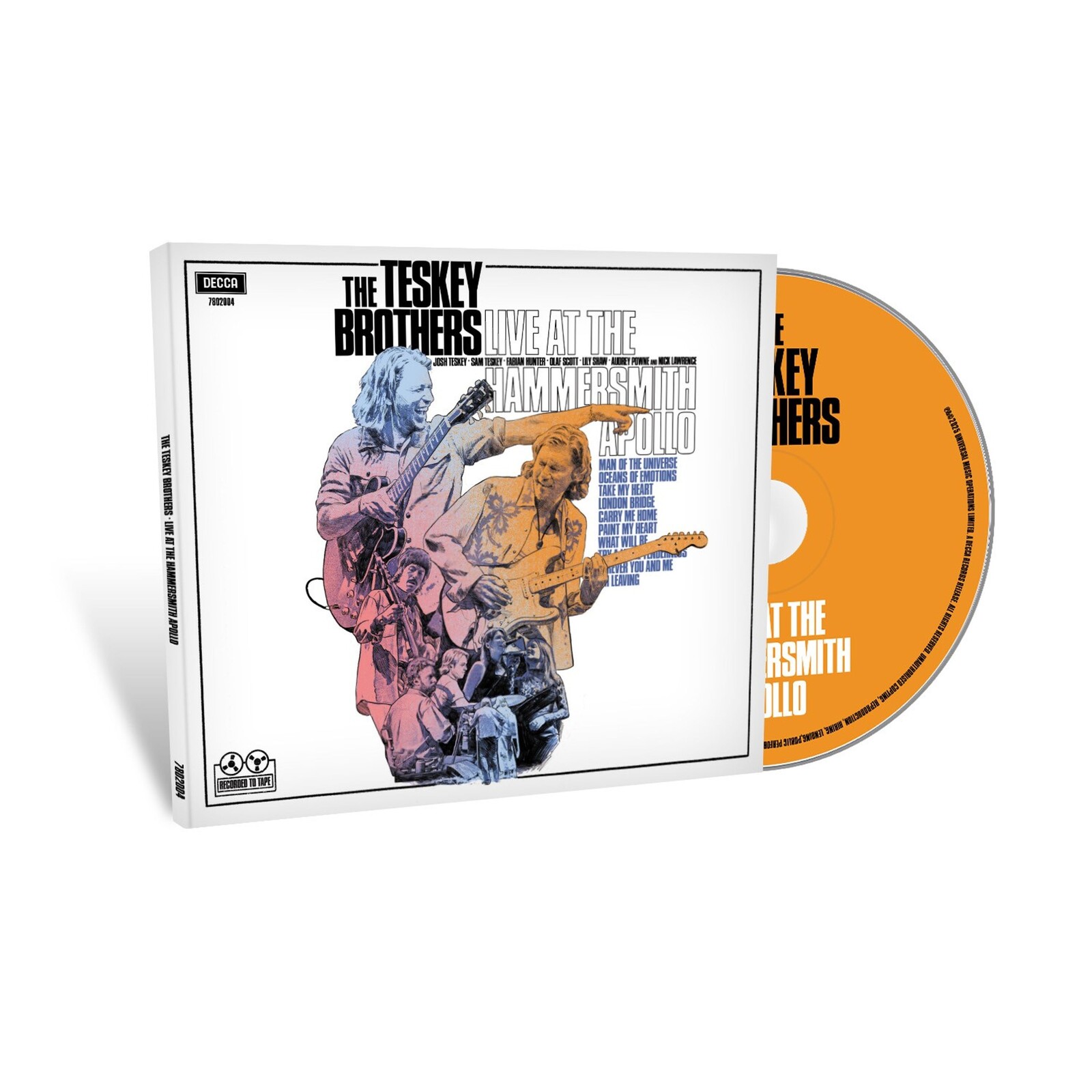 The Teskey Brothers, LIVE AT THE HAMMERSMITH APOLLO, CD