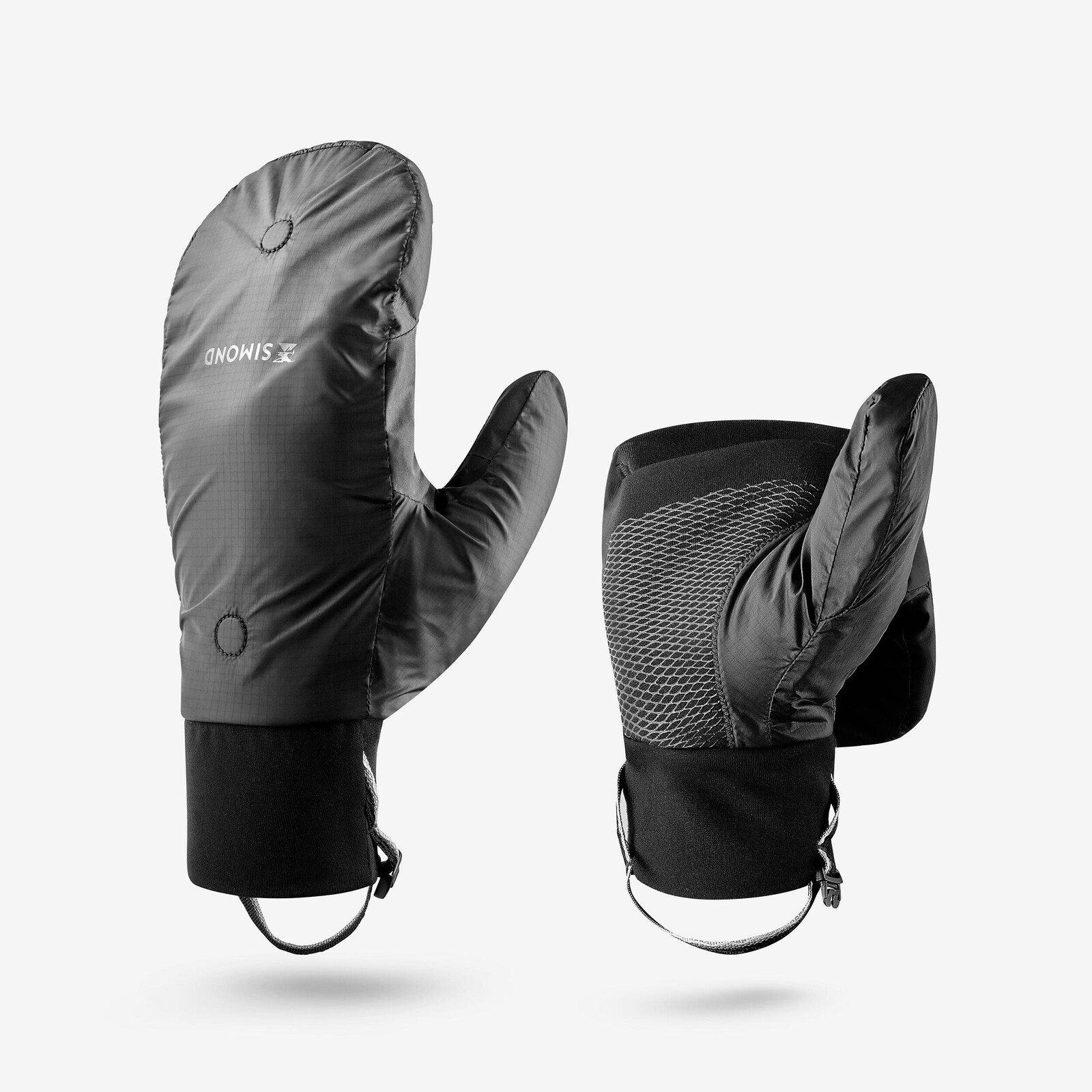 Palčiaky / bezprstové rukavice MT900 čierne