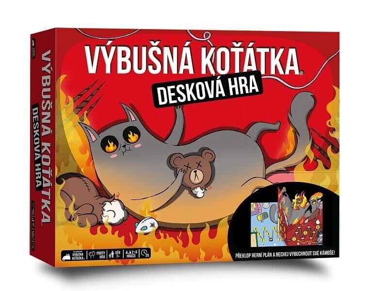 Asmodee Výbušná koťátka: Desková hra + promo