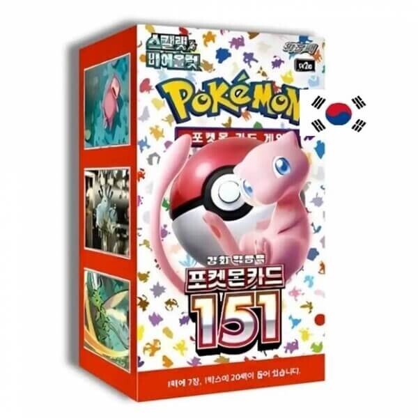 Nintendo Pokémon TCG: Scarlet & Violet – 151 Booster Box - kórejský