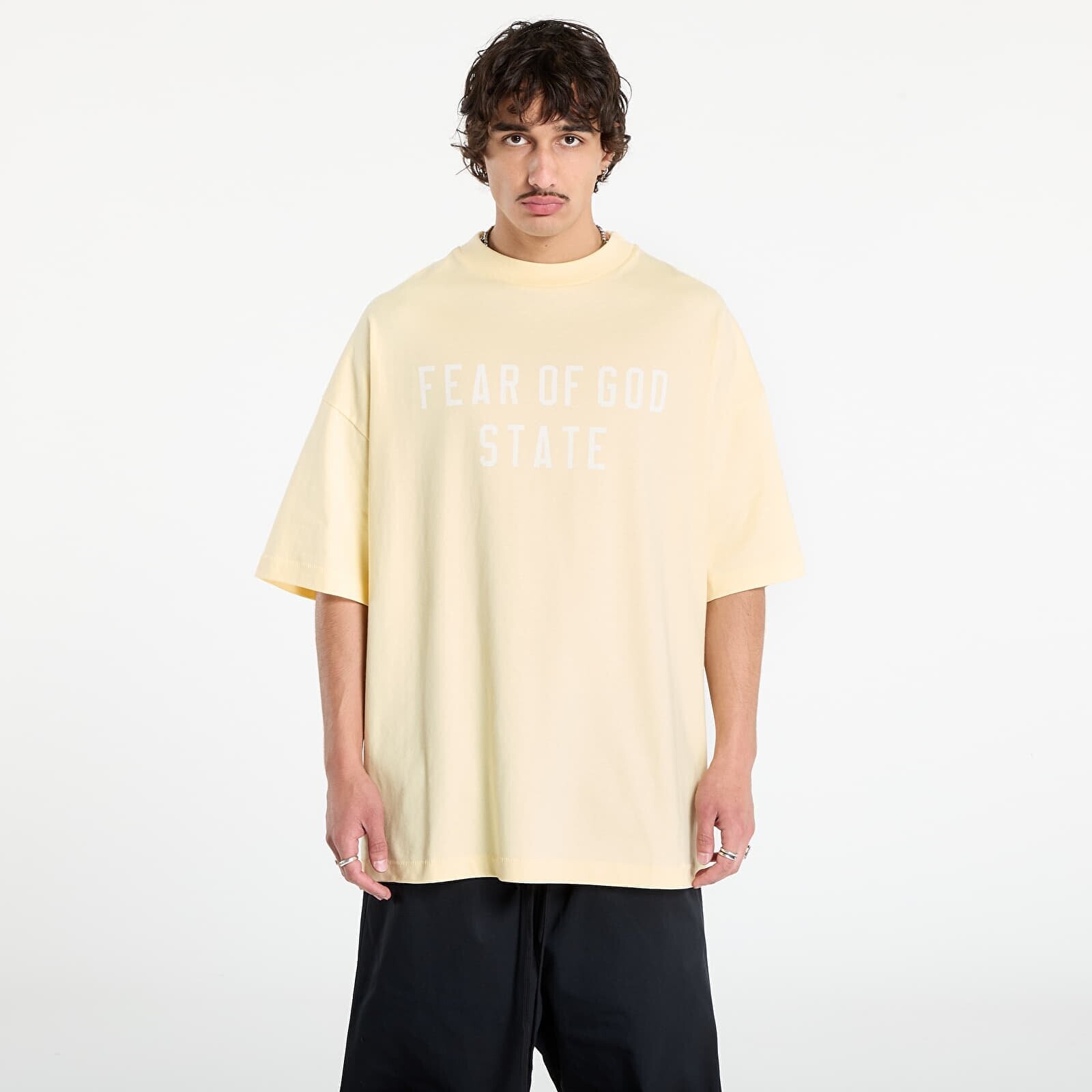 Tričko Fear of God Essentials 90's Short Sleeve Tee Garden Yellow L