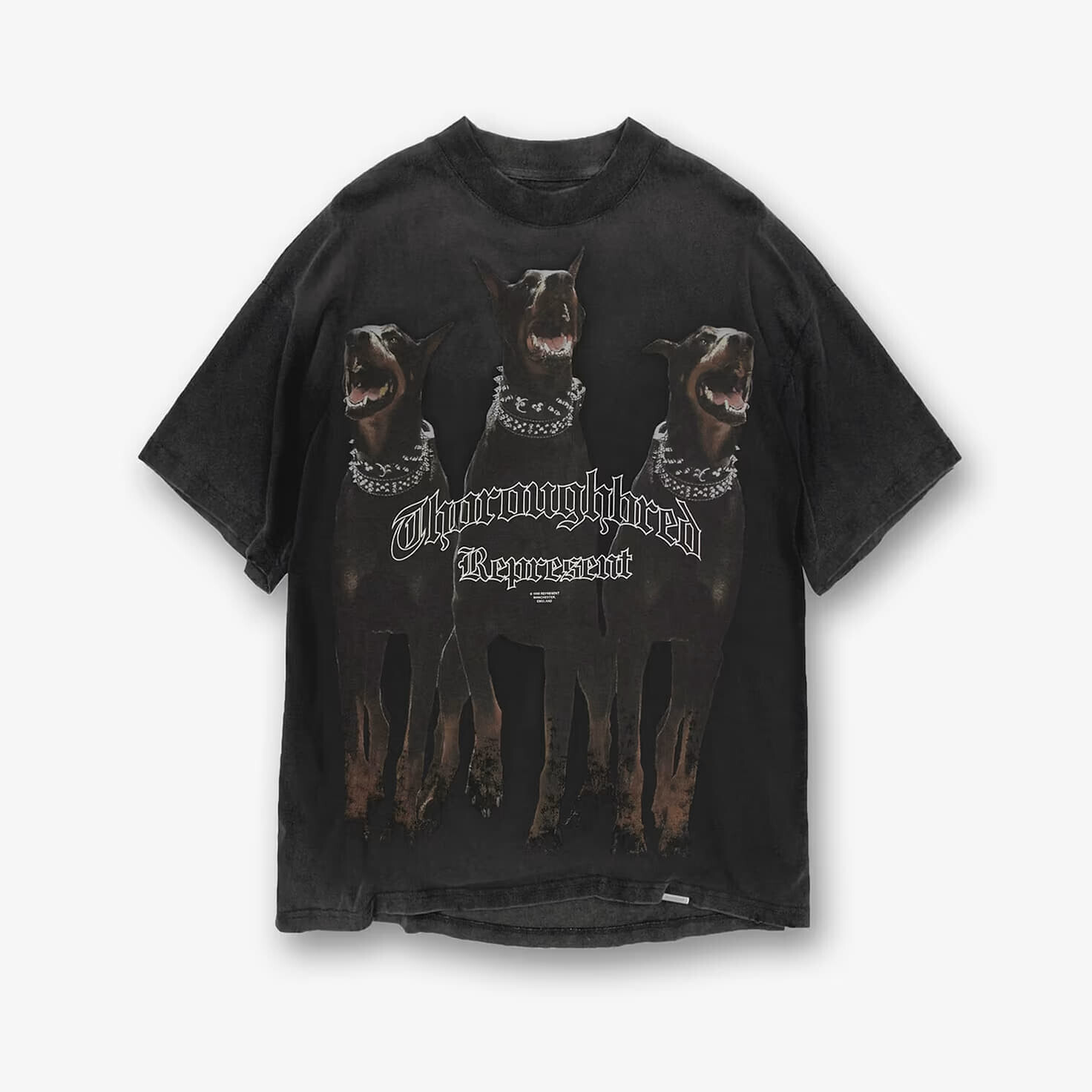 Tričko REPRESENT Thoroughbred T-Shirt Vintage Black XXL