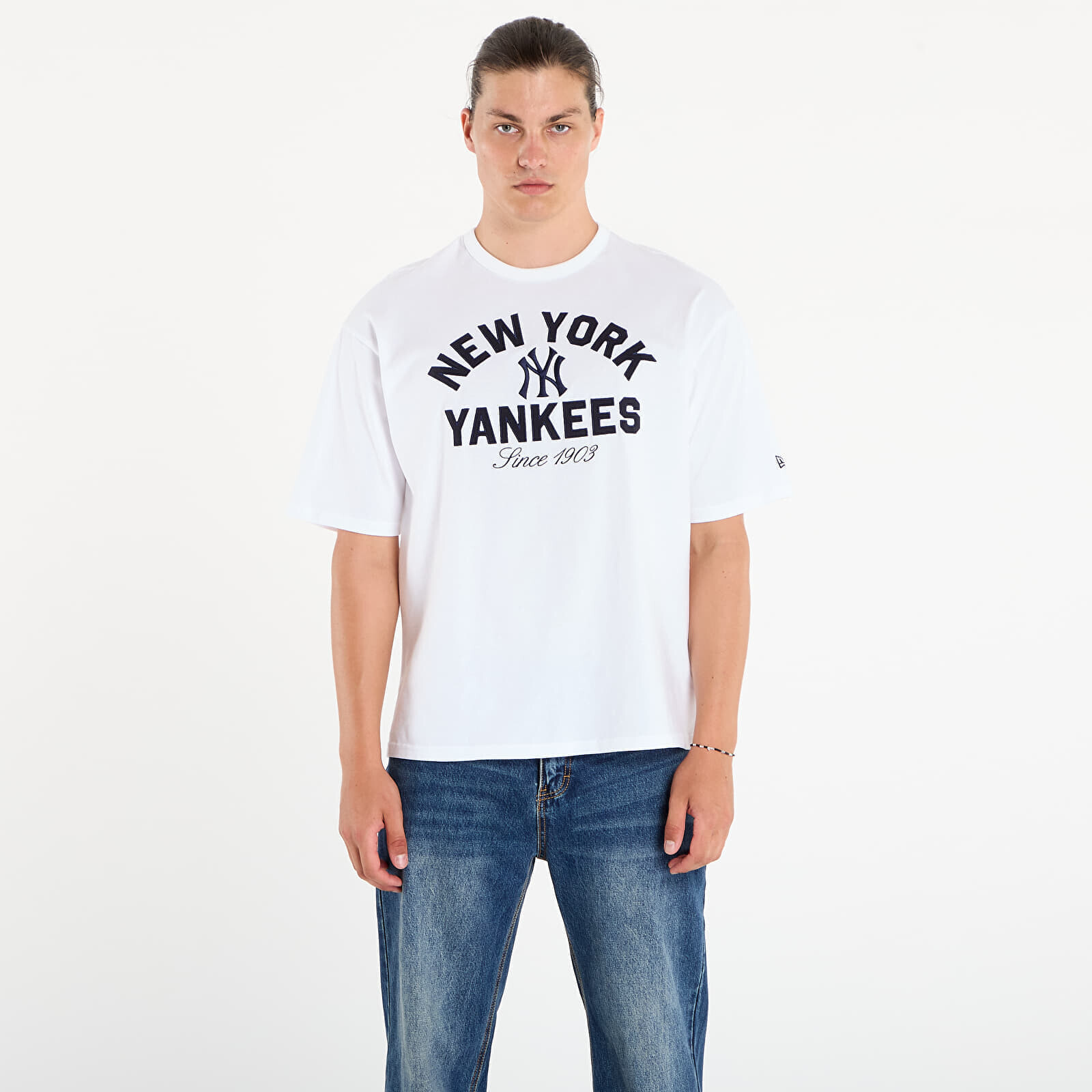 Tričko New Era MLB Heritage New York Yankees UNISEX White L
