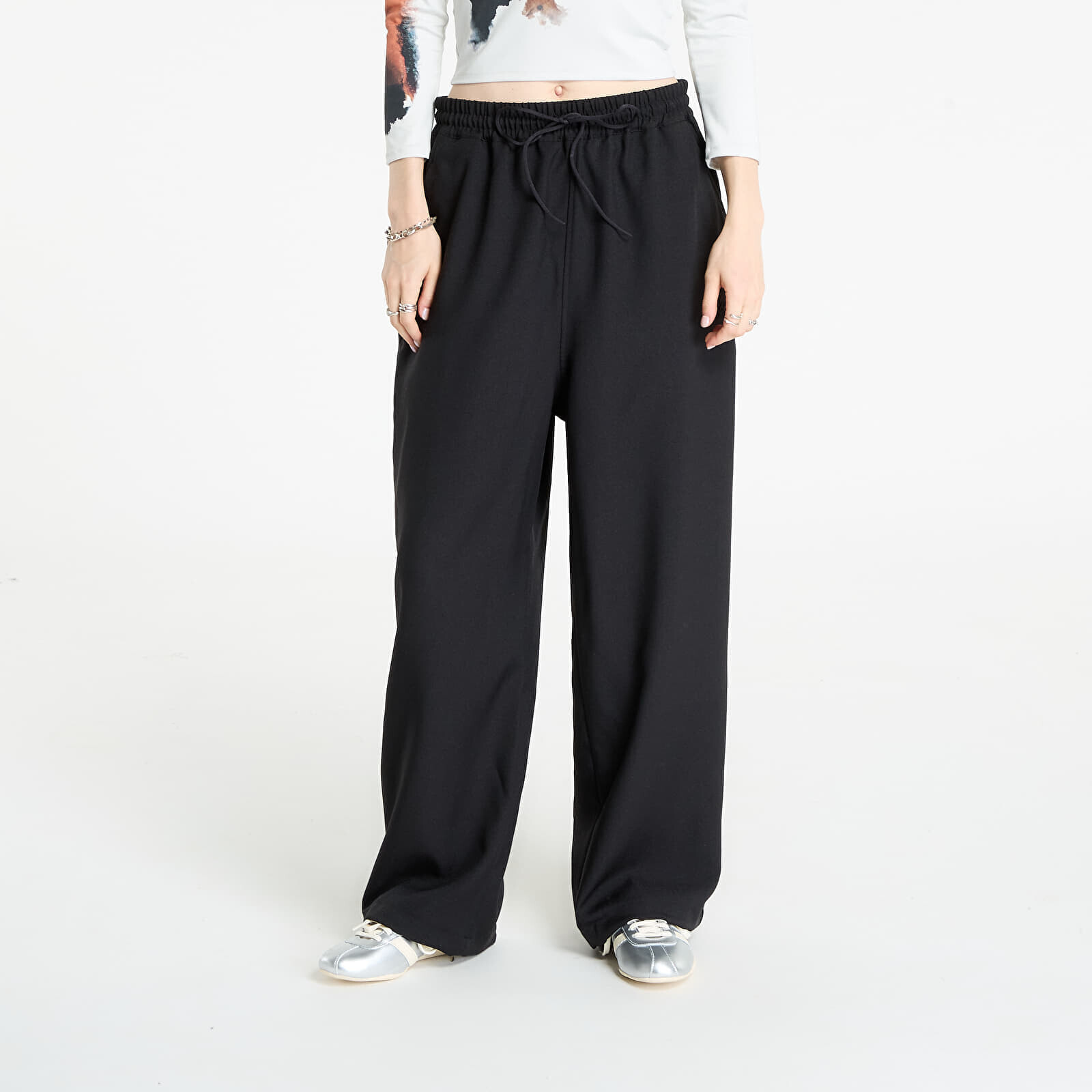 Kalhoty Y-3 W 3Stripes Track Pants Black L