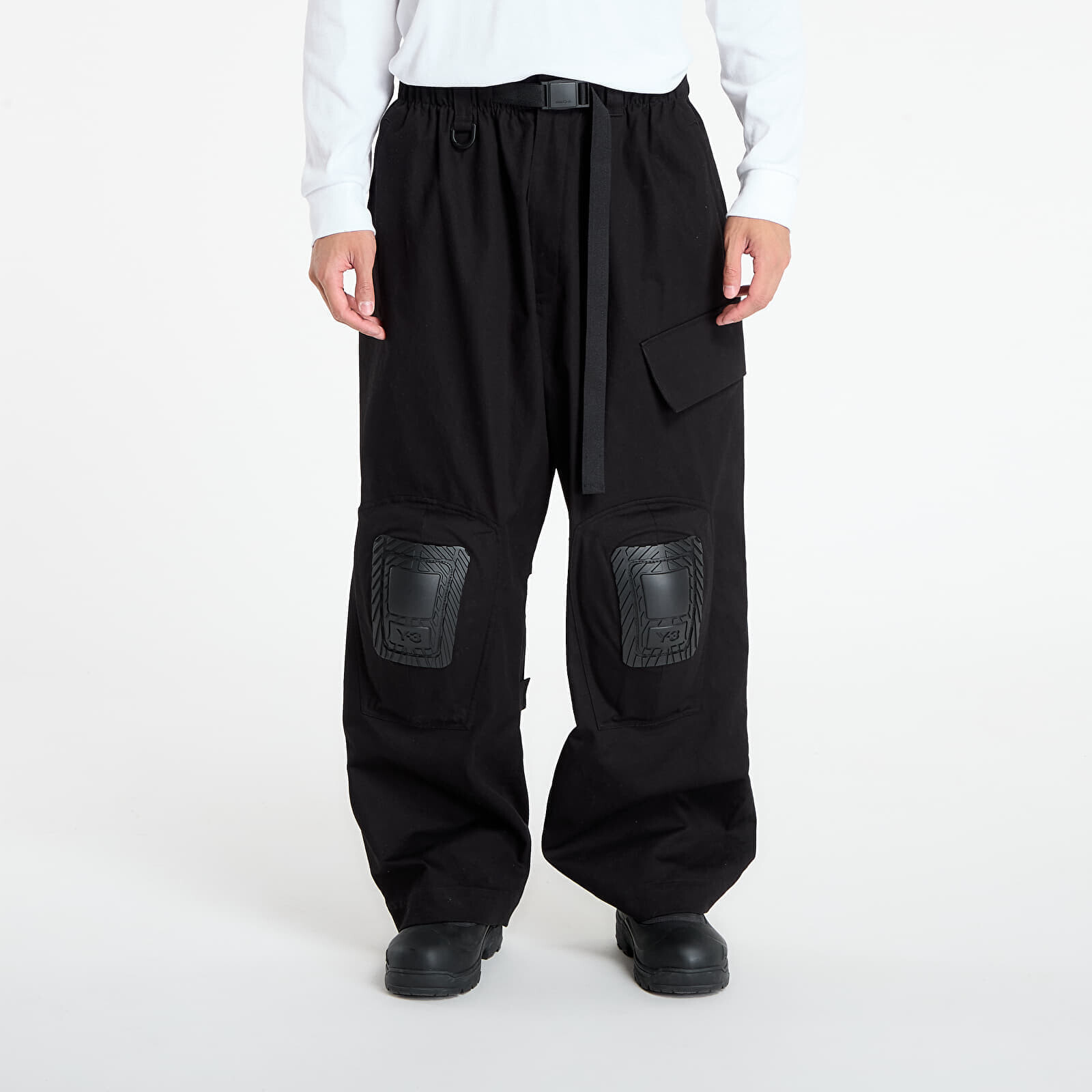 Kalhoty Y-3 Prt Cargo Pant Black L