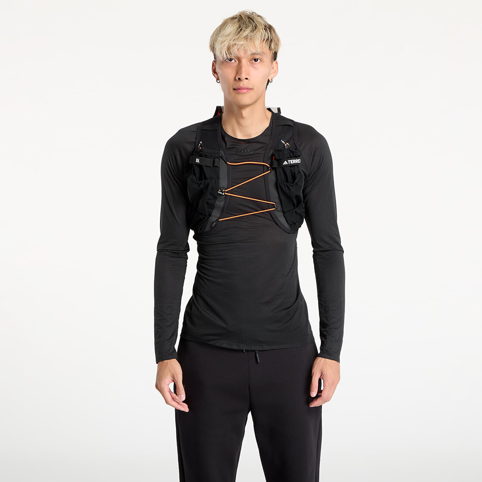 adidas Terrex Techrock CLIMACOOL Hike Vest 15L Grey Two/ Signal Green M