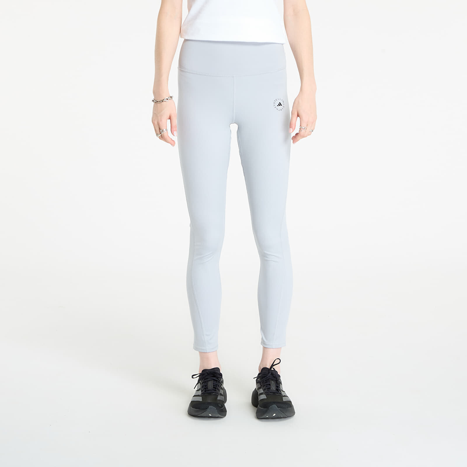 Legíny adidas By Stella McCartney Yoga 7/8 Leggings Clear Onix L