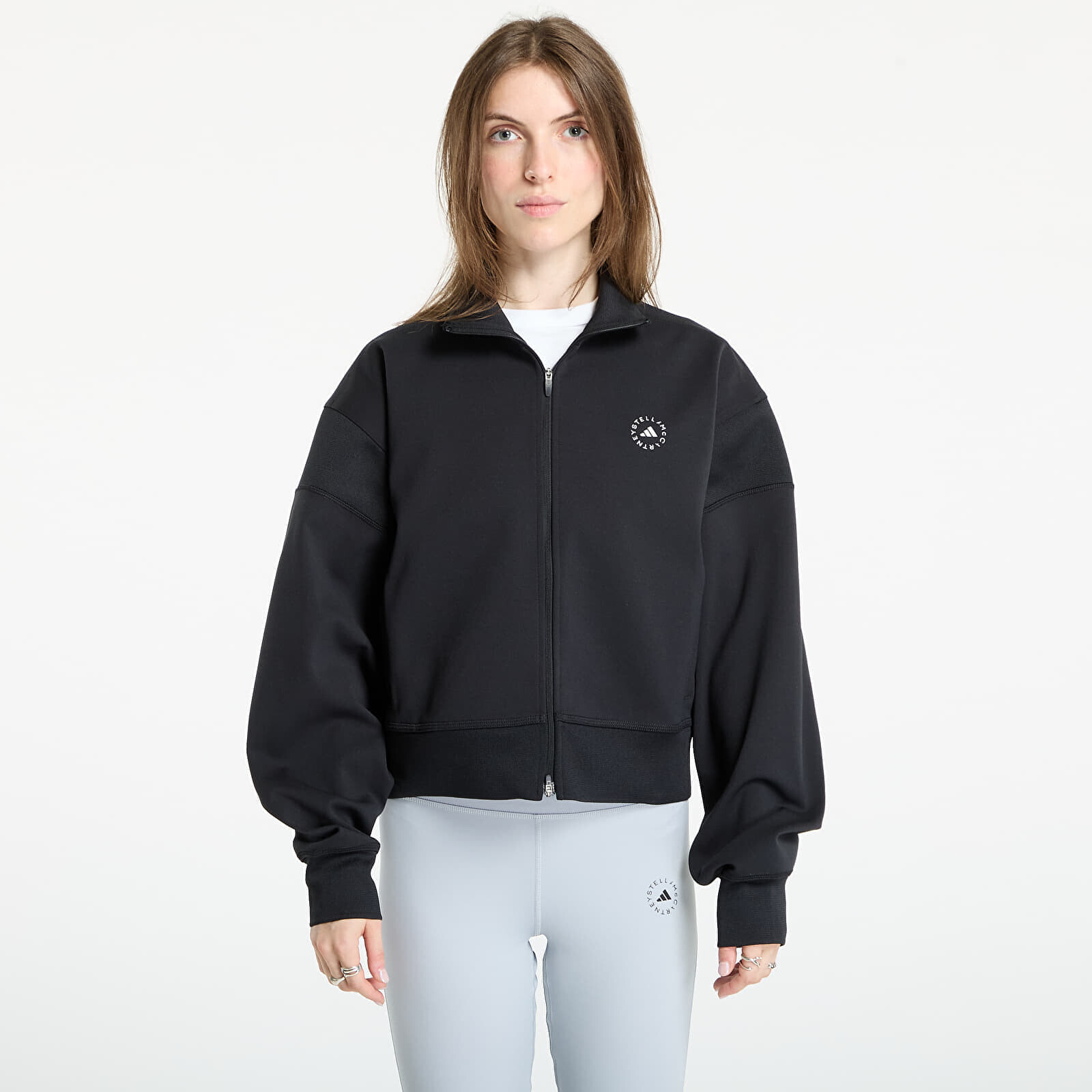Bunda adidas by Stella McCartney Knitted Track Top Black/ A Charcoal L