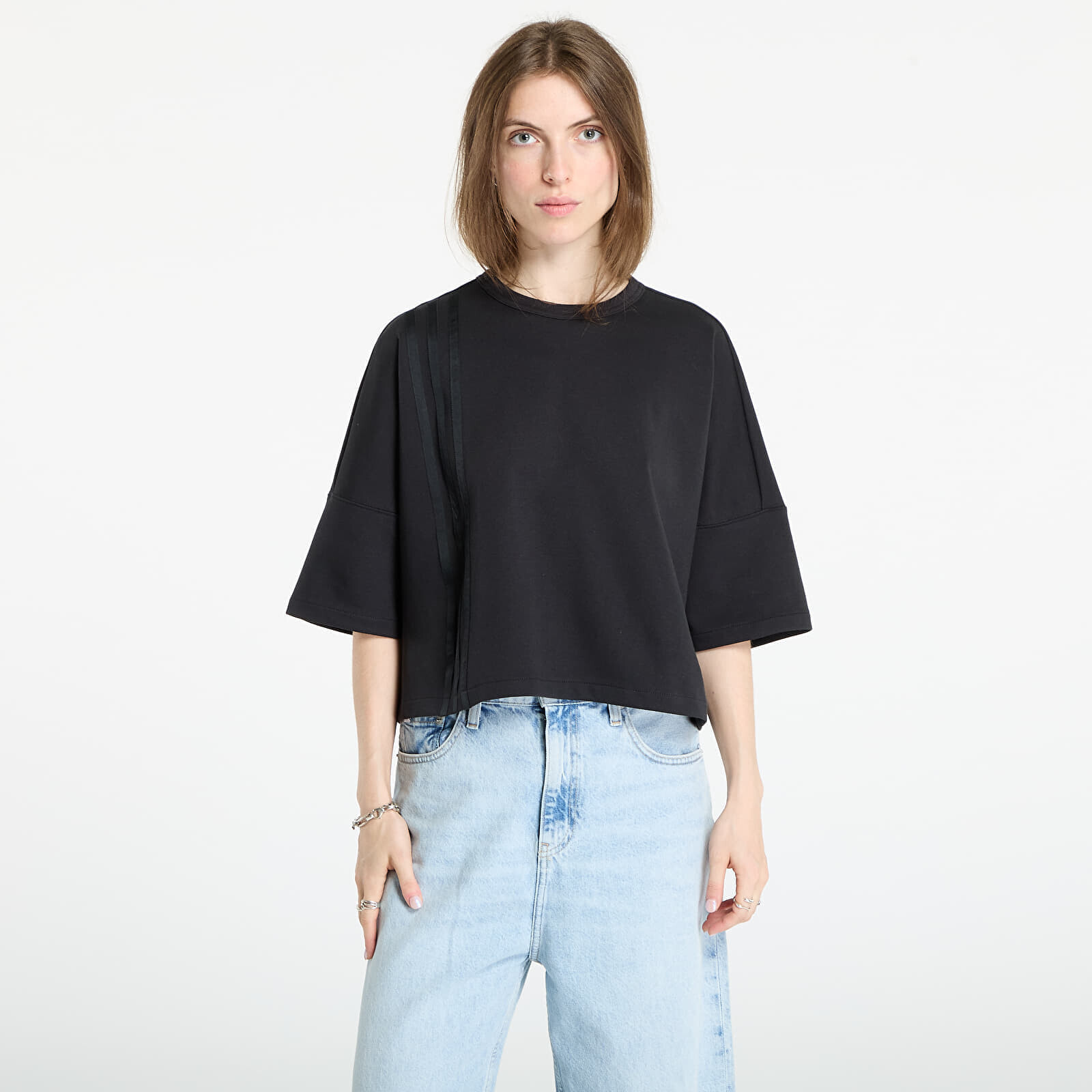 Tričko adidas Off Placed 3-Stripes T-Shirt Black L