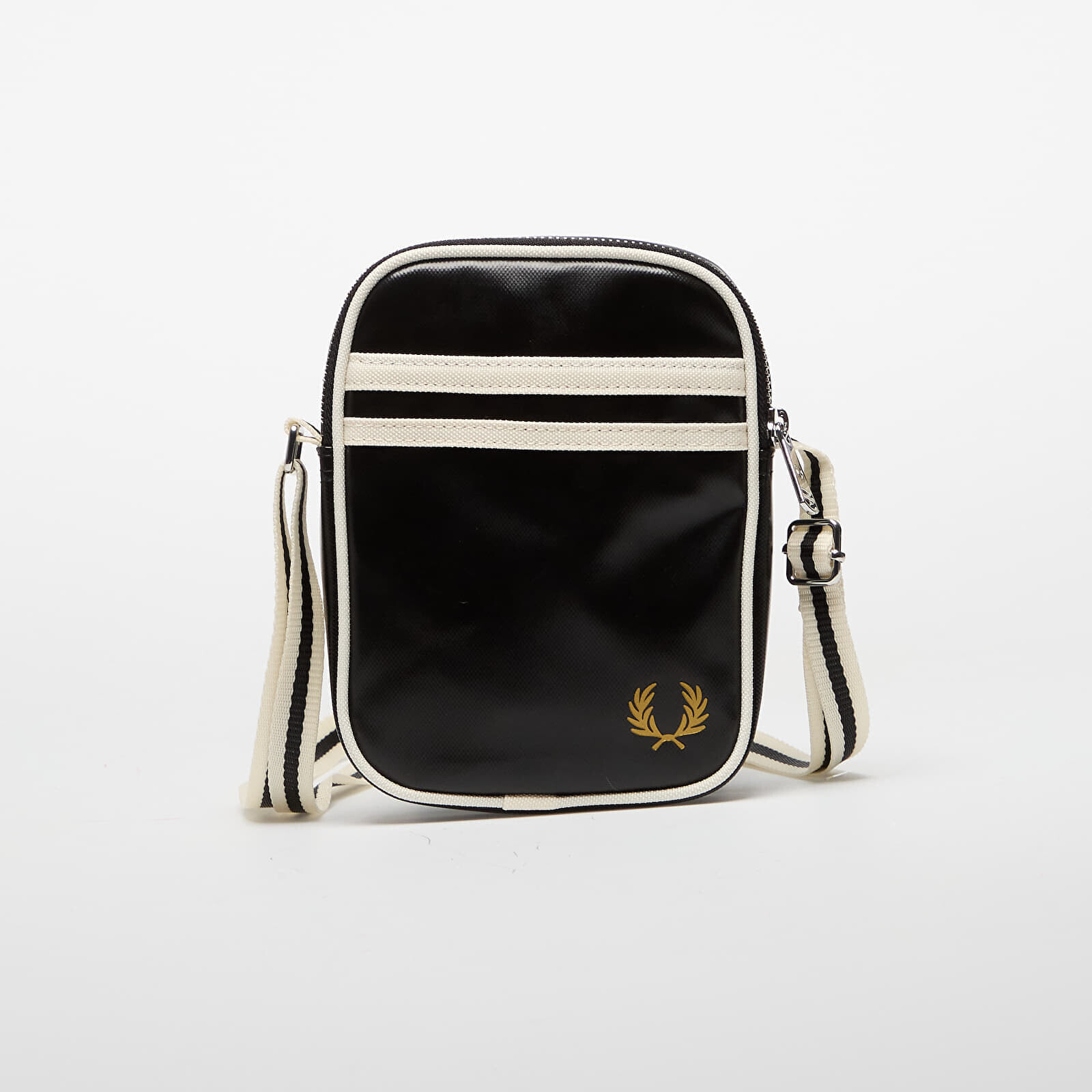 FRED PERRY Classic Small Side Bag Black/ Ecru Universal