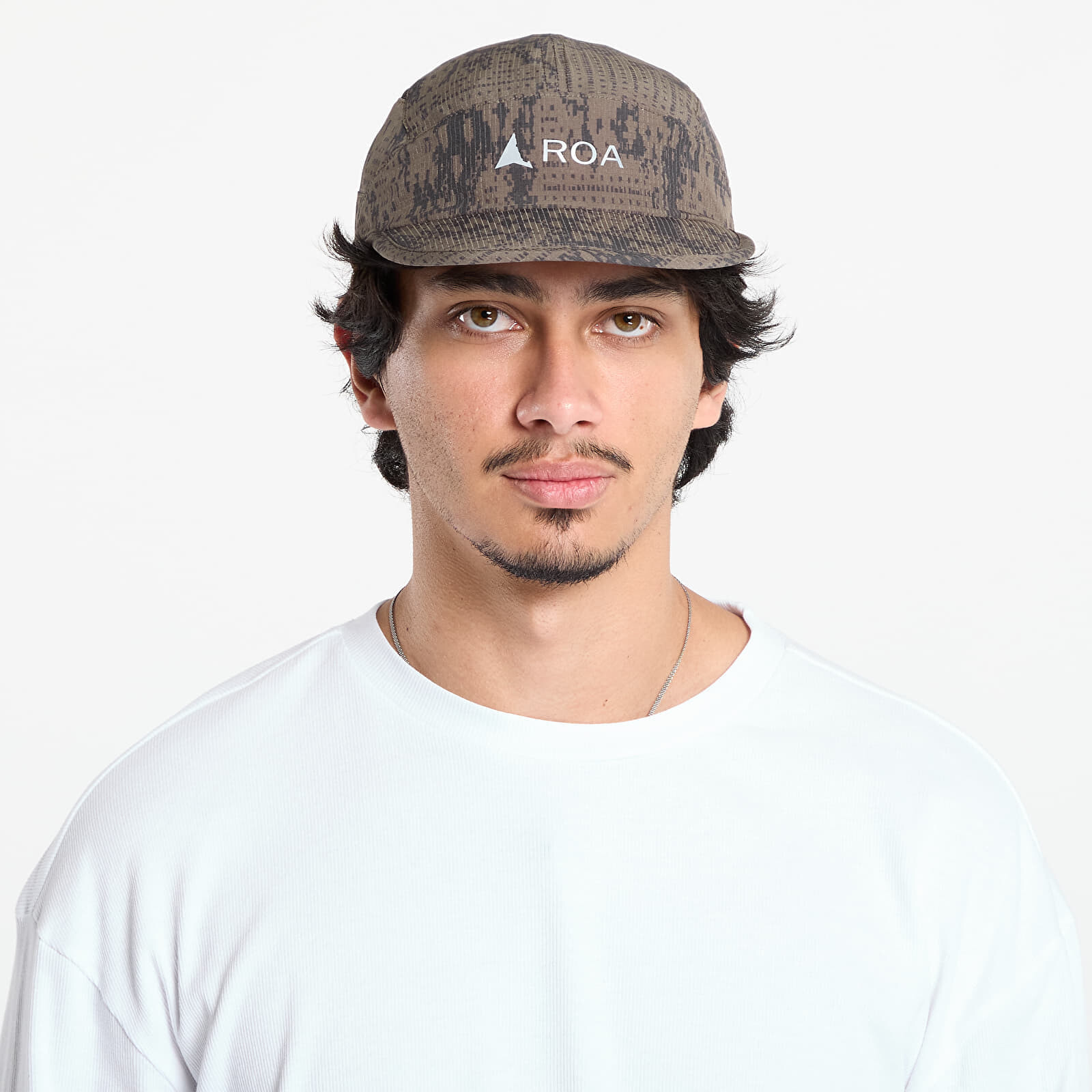 Šiltovka ROA Bri Melted Print Open Weave Cap Dark Olive Universal