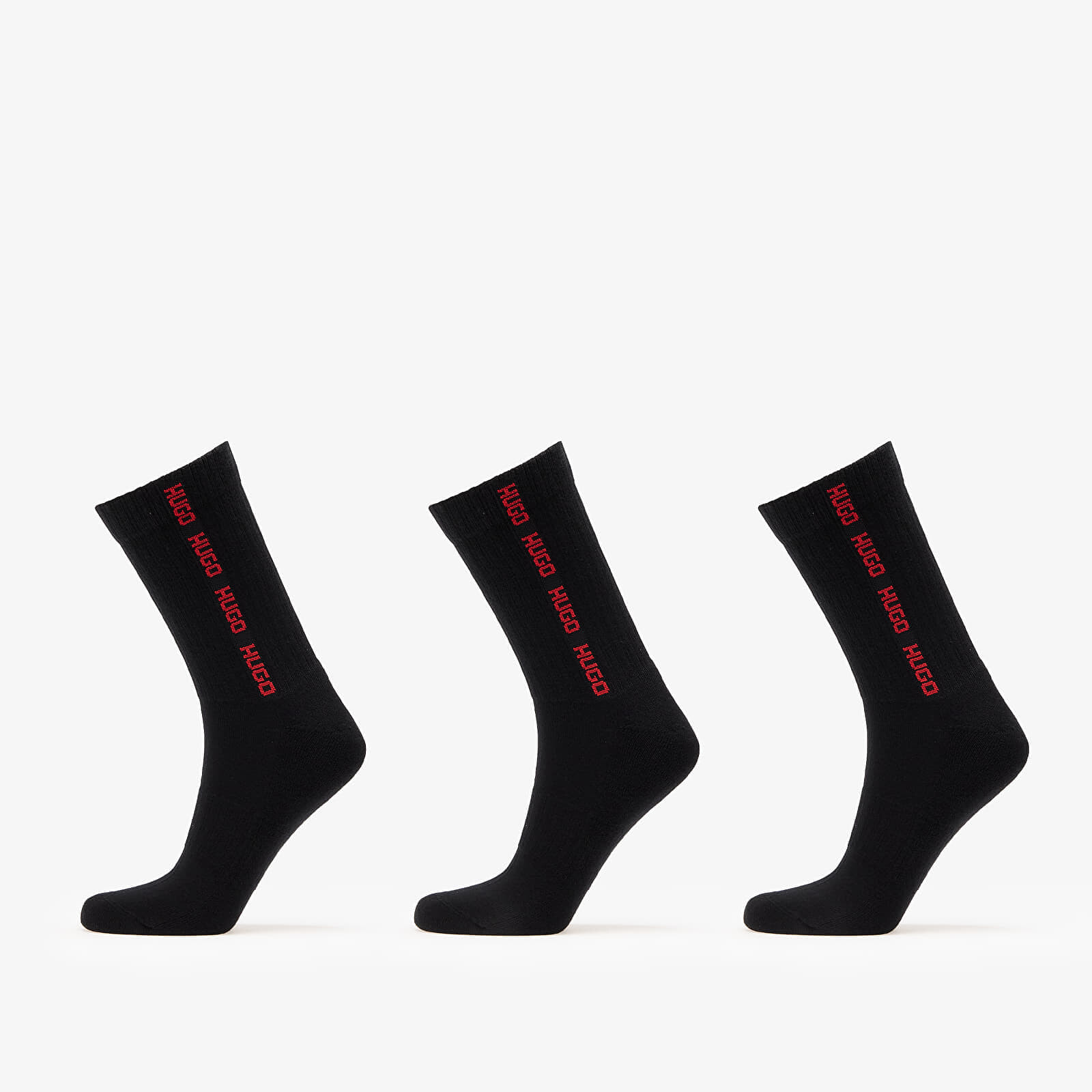 Hugo Boss 3-Pack Qs Rib Tape Md Black 39-42