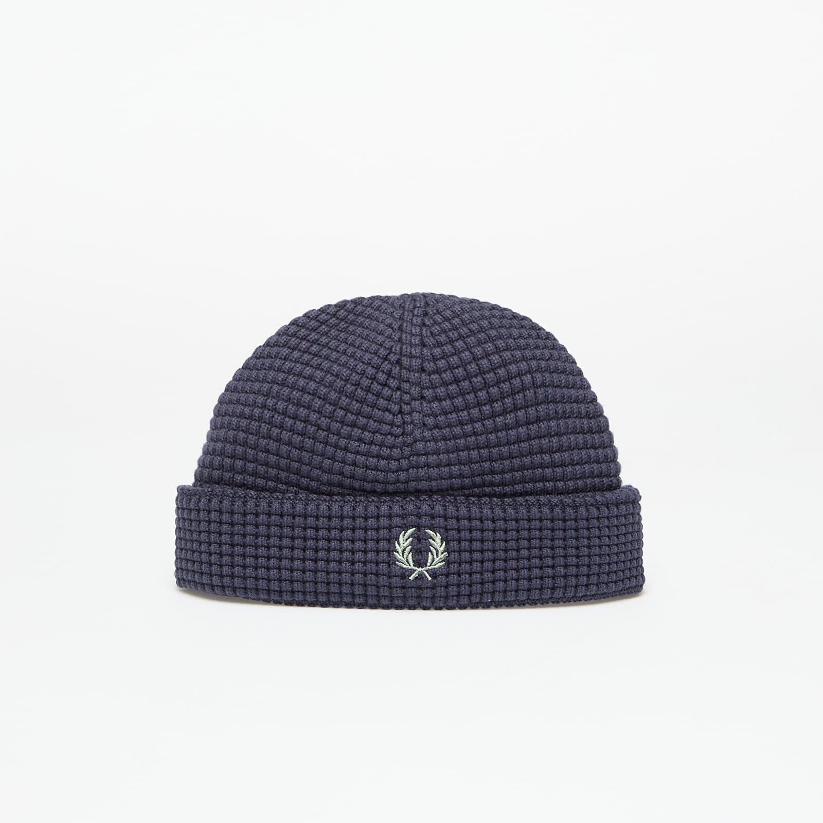 FRED PERRY Waffle Beanie Dark Airforce Universal