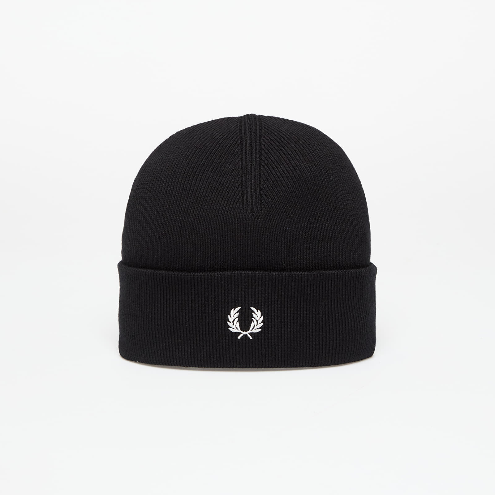 FRED PERRY Classic Beanie Black/ Snow White Universal