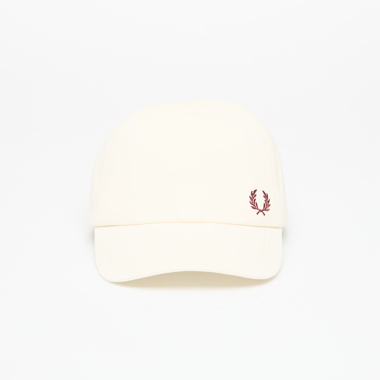 Šiltovka FRED PERRY Pique Classic Cap Ecru/ Oxblood Universal