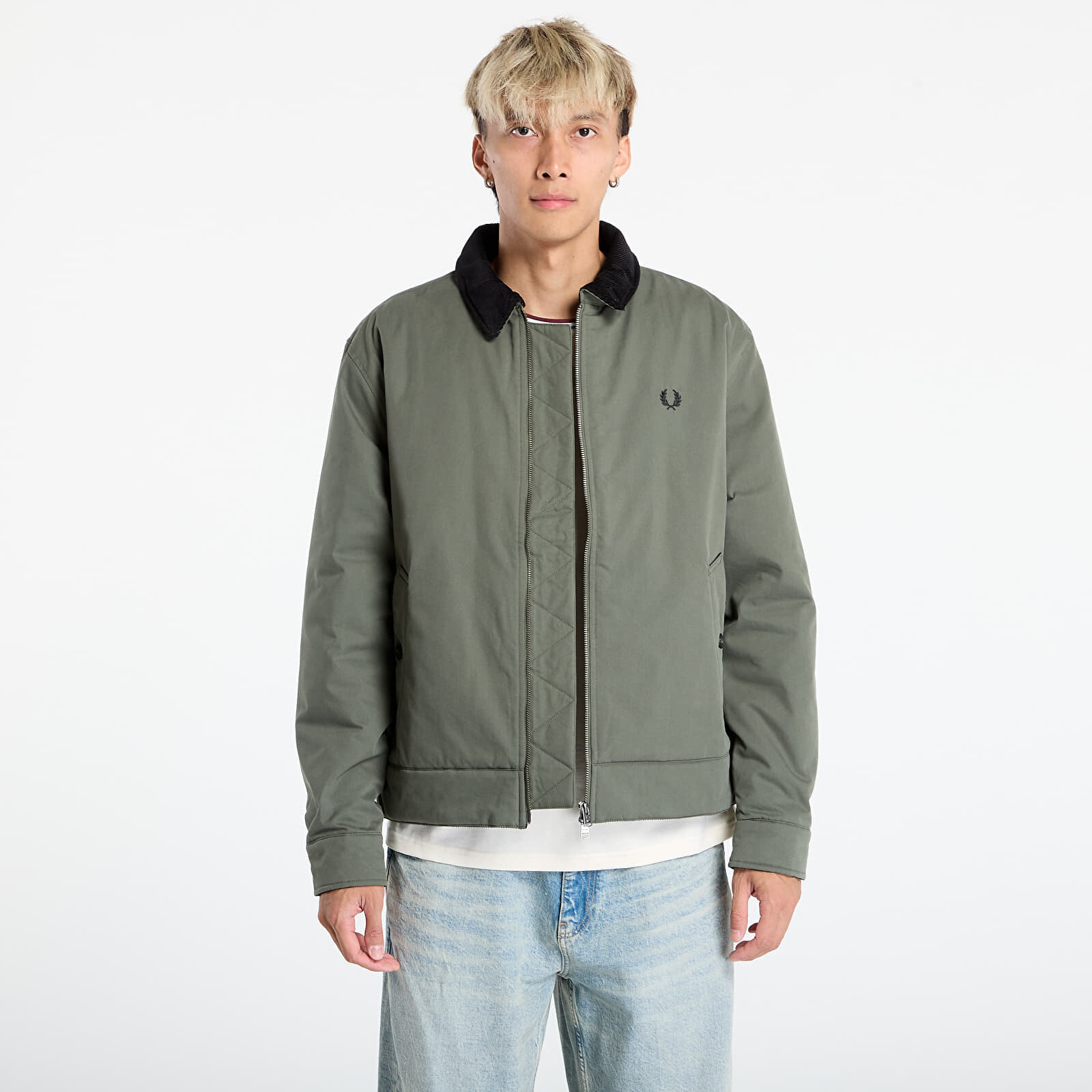 Bunda FRED PERRY Cotton Caban Jacket Laurel W Grn L