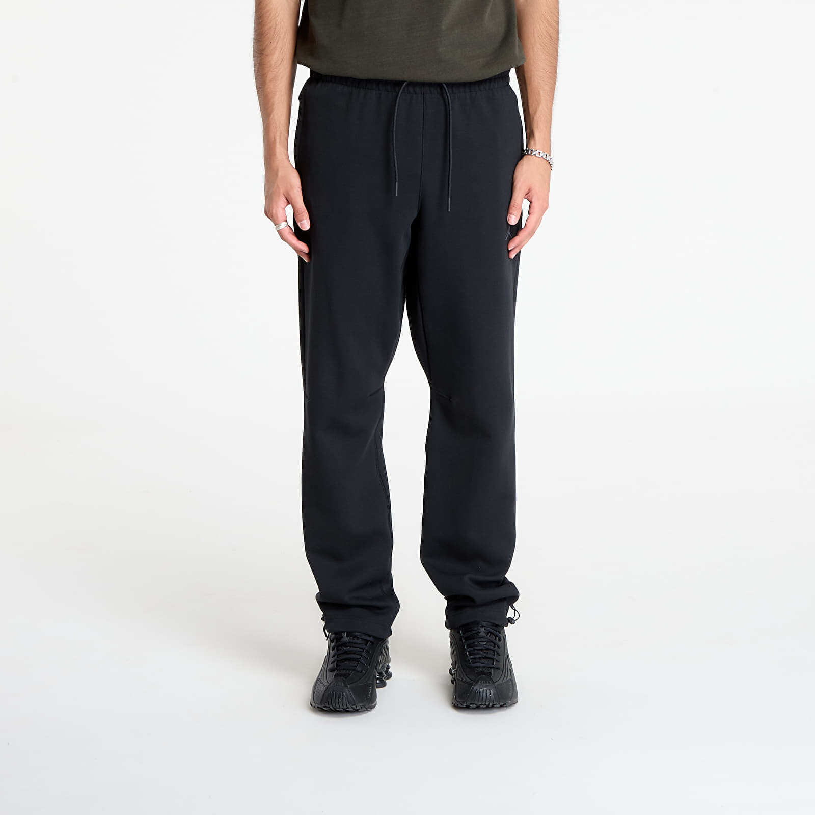 Kalhoty Jordan Sport Hoop Fleece Men's Dri-FIT Pants Black/ Dark Shadow L