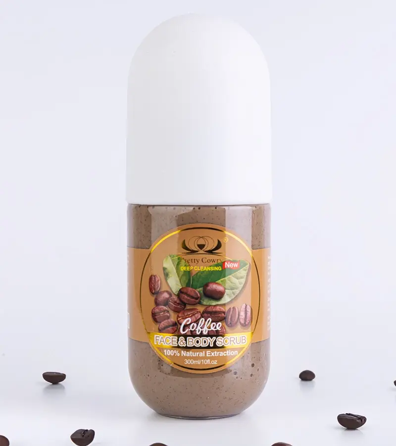 Gemre Kávový peeling na tvár a telo Pretty Cowry 300 ml