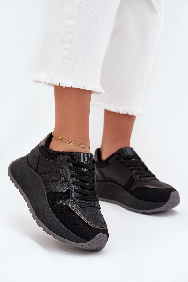 BIG STAR SHOES Zateplené Dámske Sneakers Na Platforme Big Star