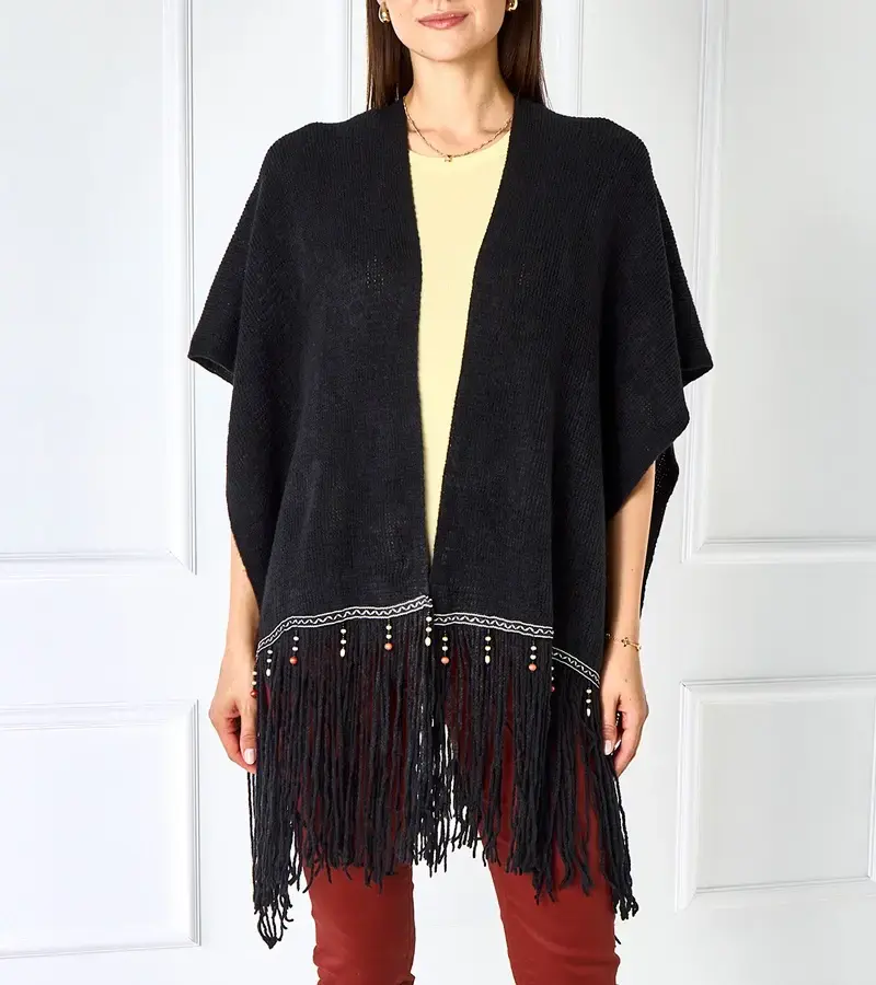 Gemre Raylan čierny korálkový prehoz