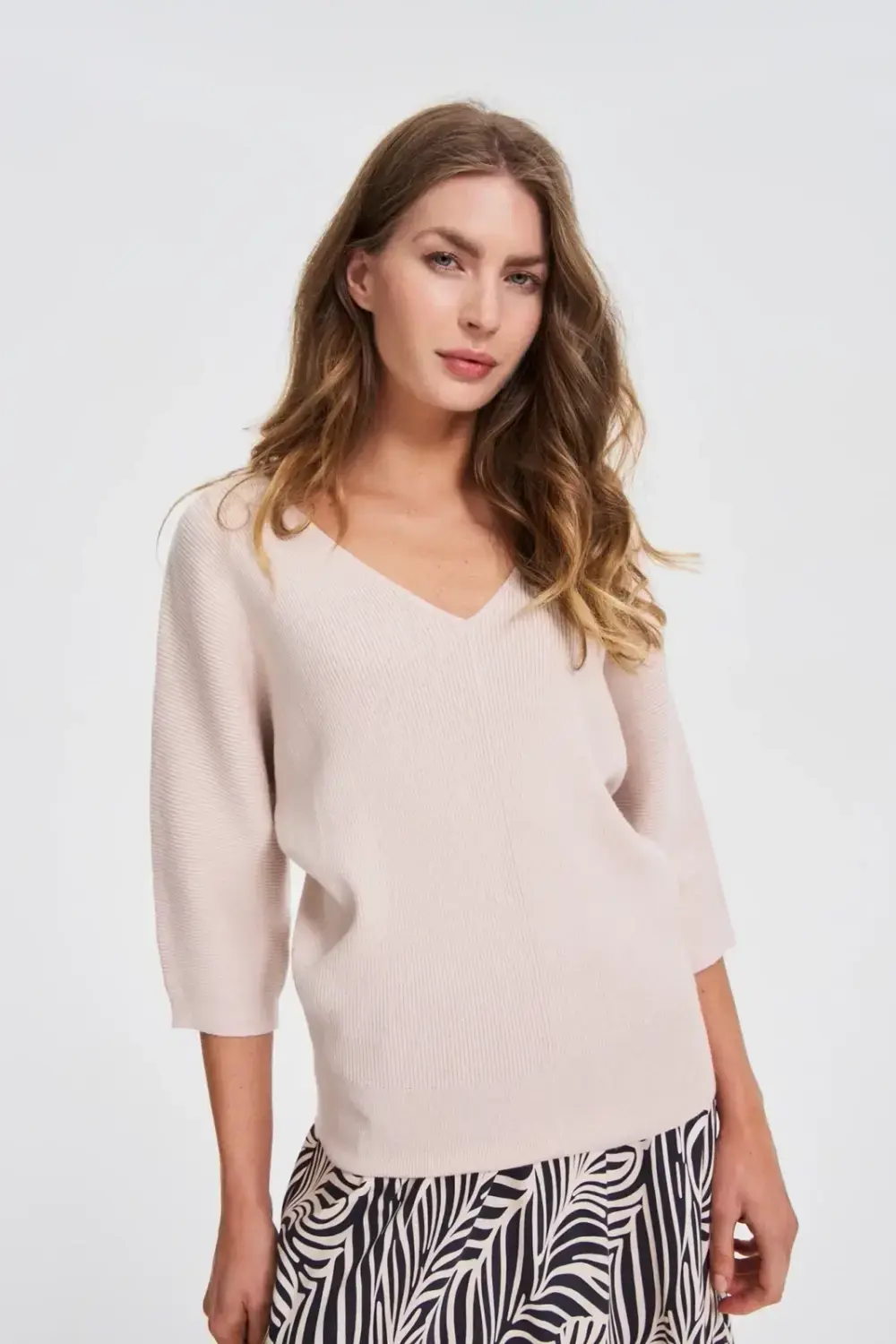 Marisse WOMEN'S SWEATER Z-SW-4816 BEIGE