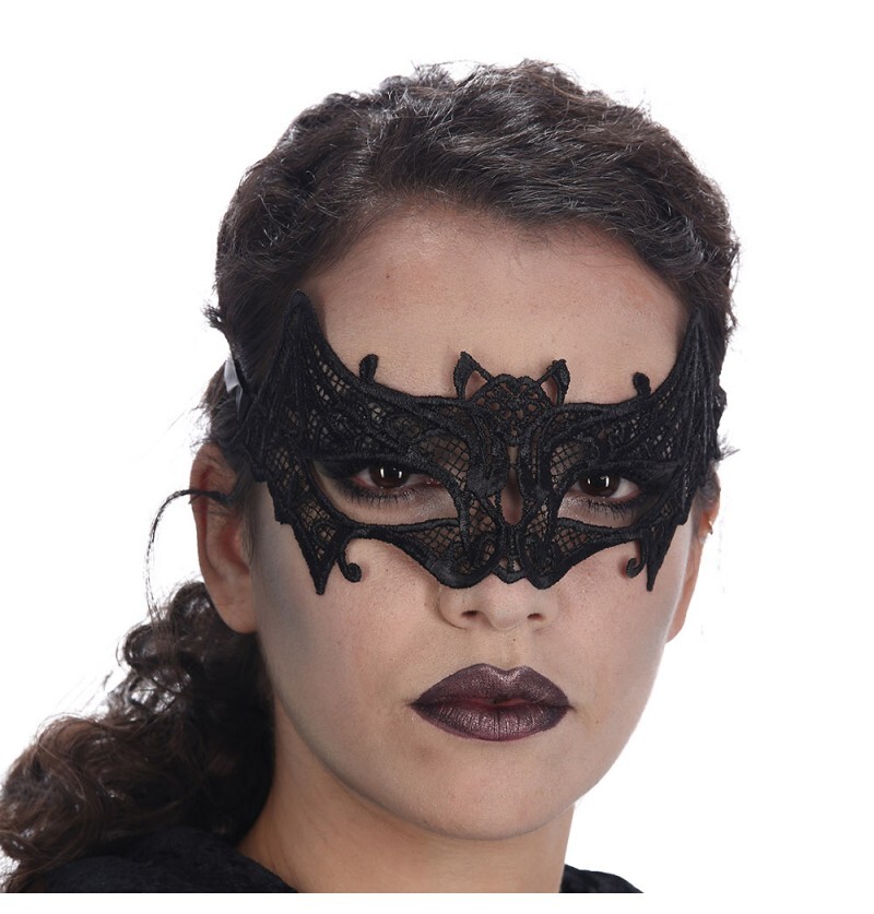 Chaks Čipkovaná škraboška - Netopier