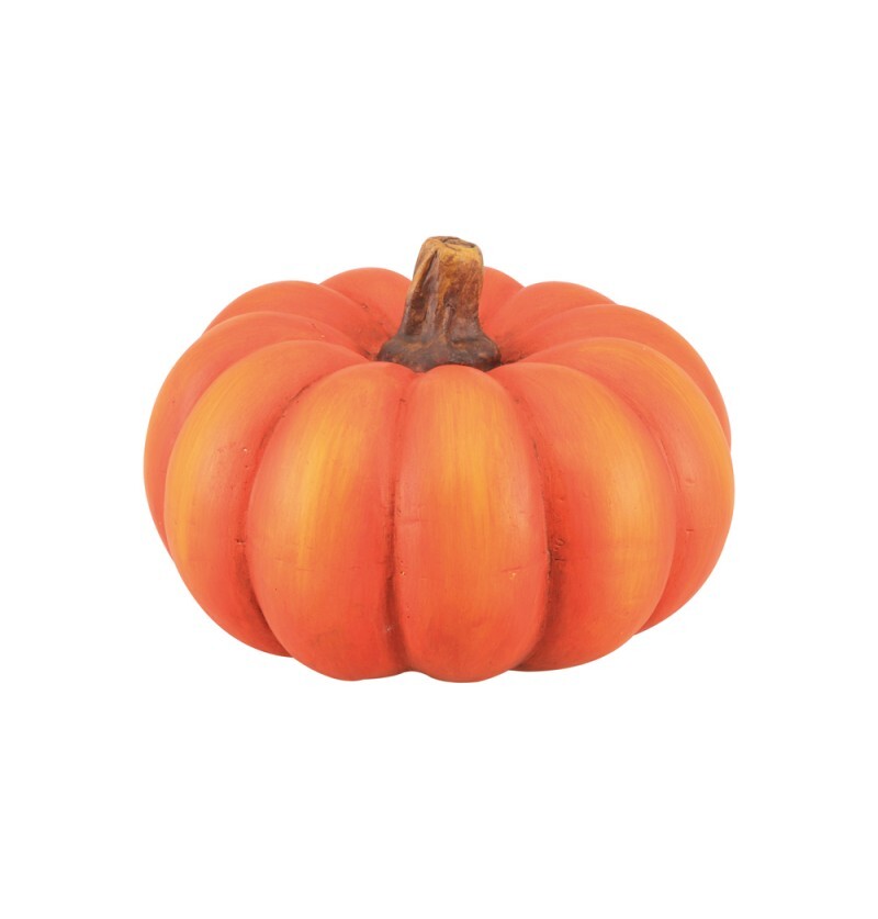 Chaks Dekorácia - Oranžová tekvica 16,5 x 16,5 x 10,5 cm