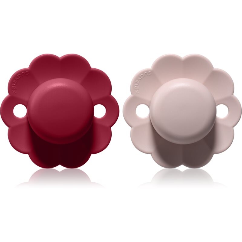 Suavinex Wonder SX Pro Physiological 6-18 m cumlík Viva Magenta + Mauve Chalk 2 ks