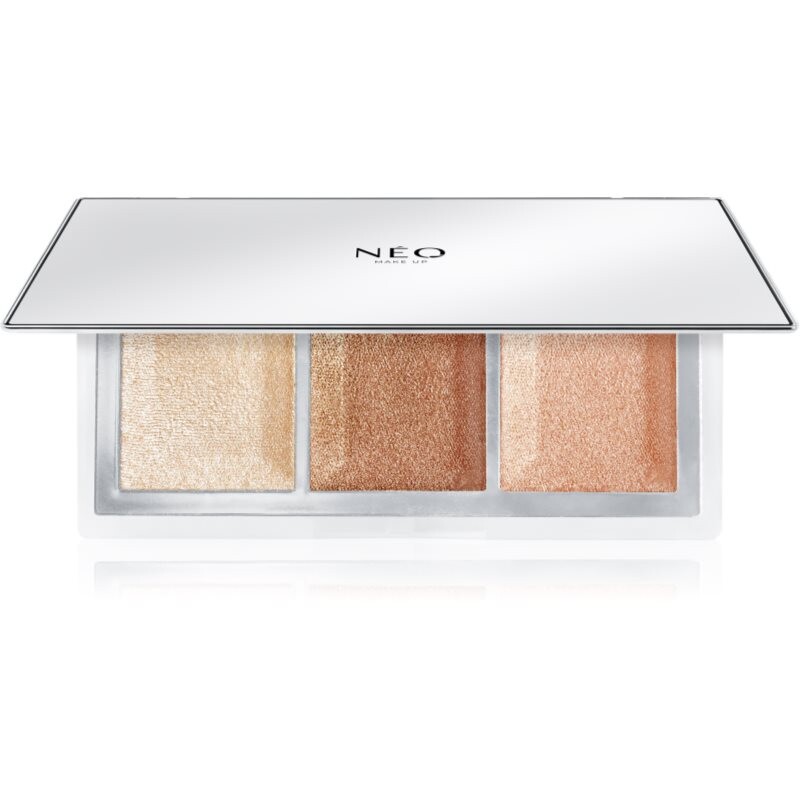 NEO MAKE UP Intense Serum Shine Is Mine paleta rozjasňovačov 12 g