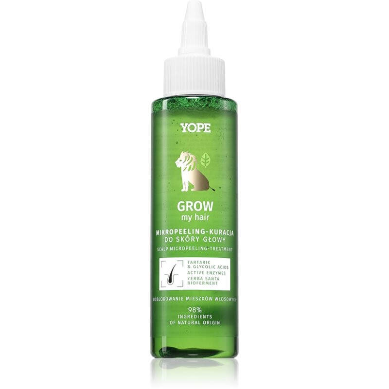 Yope Grow My Hair peeling na vlasovú pokožku 115 ml