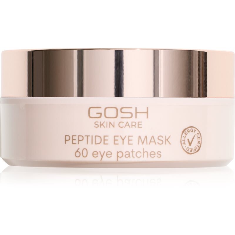 Gosh Skin Care Peptide maska na očné okolie 60 ks