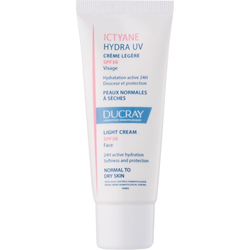 Ducray Ictyane ľahký krém pre normálnu až suchú pleť SPF 30 40 ml