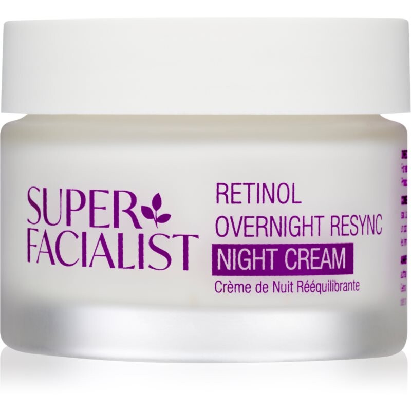 Super Facialist Retinol Overnight Resync vyhladzujúci nočný krém proti vráskam 50 ml