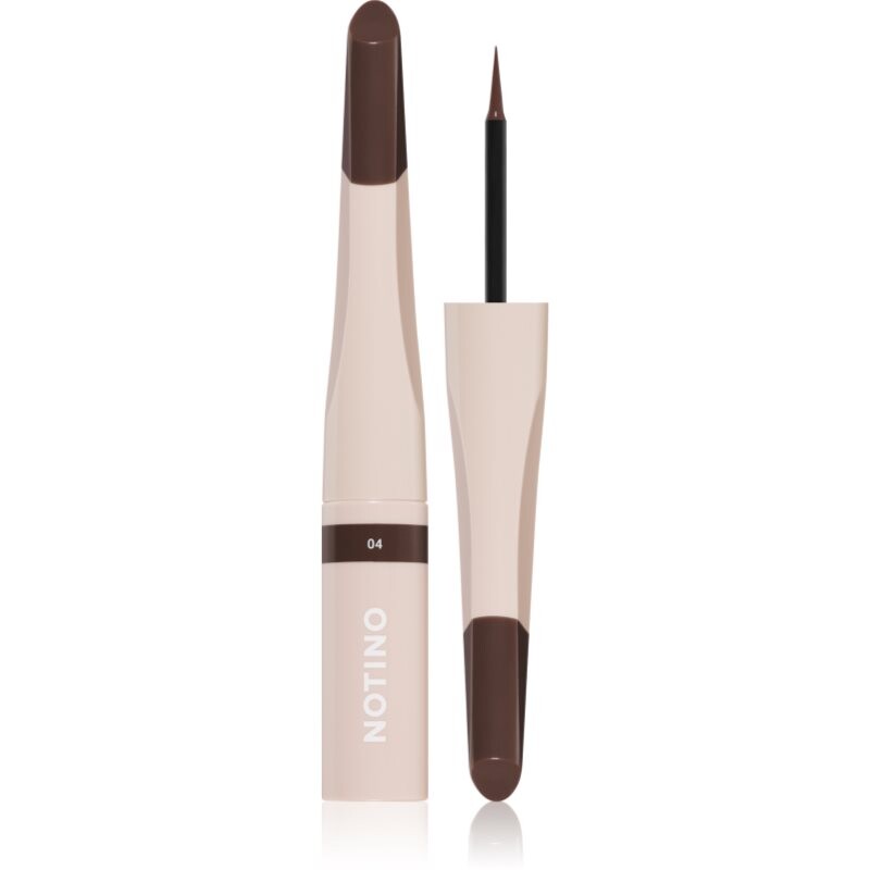 Notino Serum-Infused Lifeproof Eyebrow Liner tekuté linky na obočie so sérom 04 Dark Brown 2.8 ml