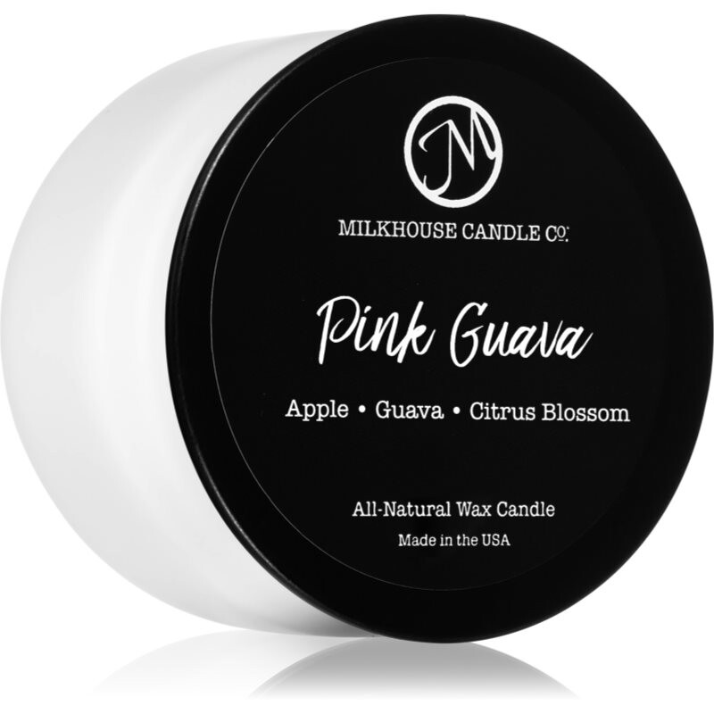 Milkhouse Candle Co. Creamery Pink Guava vonná sviečka Traveler Tin 106 g