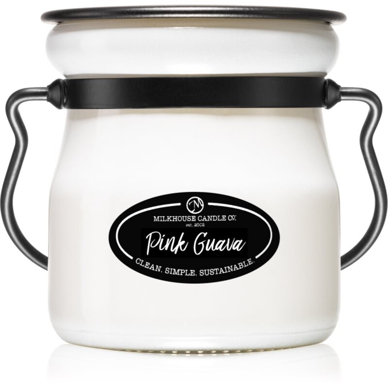Milkhouse Candle Co. Pink Guava vonná sviečka Cream Jar 142 g