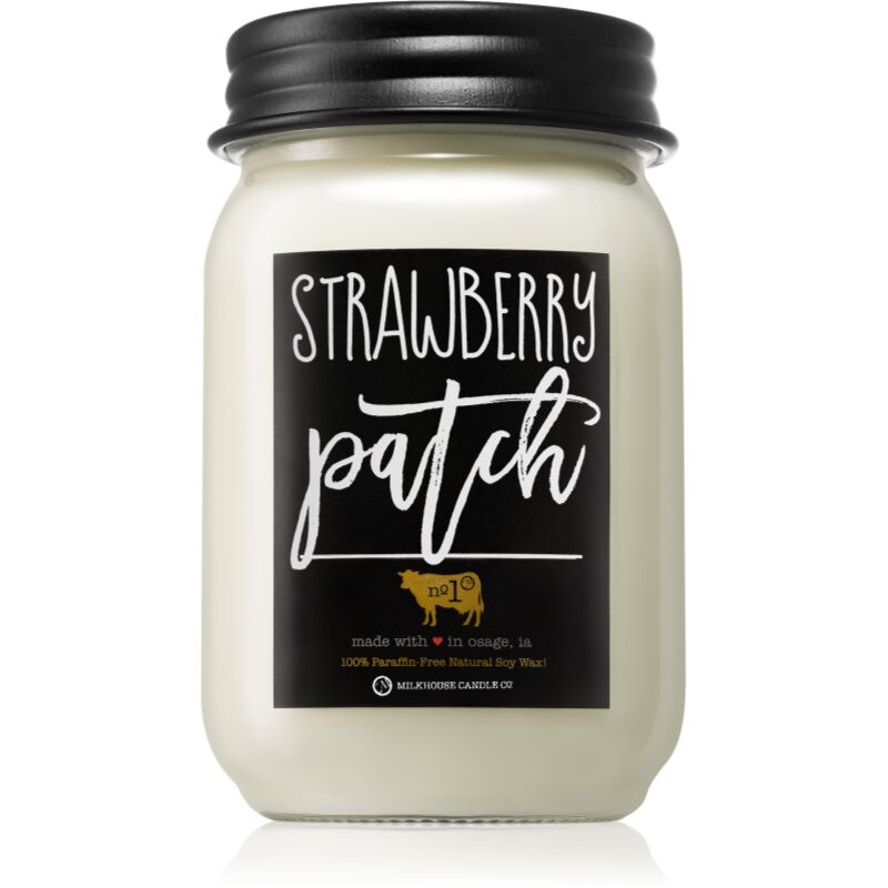 Milkhouse Candle Co. Strawberry Patch vonná sviečka Mason Jar 369 g