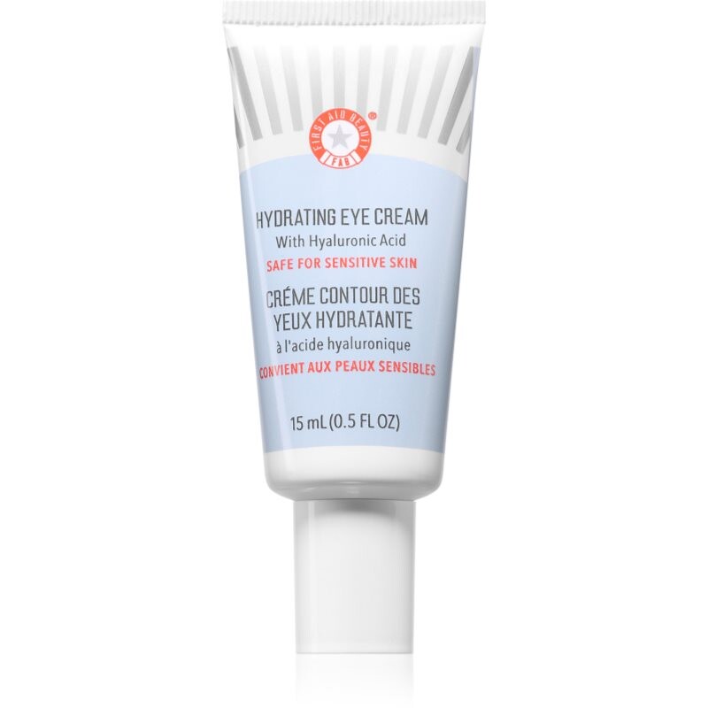 First Aid Beauty Hydrating Eye Cream hydratačný očný krém s kyselinou hyalurónovou 15 ml