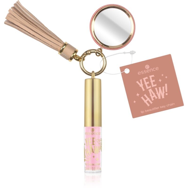 essence YEE HAW! trblietavý lesk na pery na kľúče odtieň 01 Boots, Hat, Go! 1.5 ml
