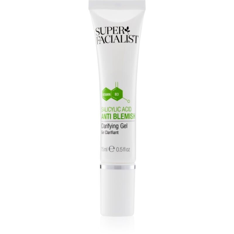 Super Facialist Salicylic Acid Anti Blemish lokálny gél na akné proti nedokonalostiam pleti 15 ml