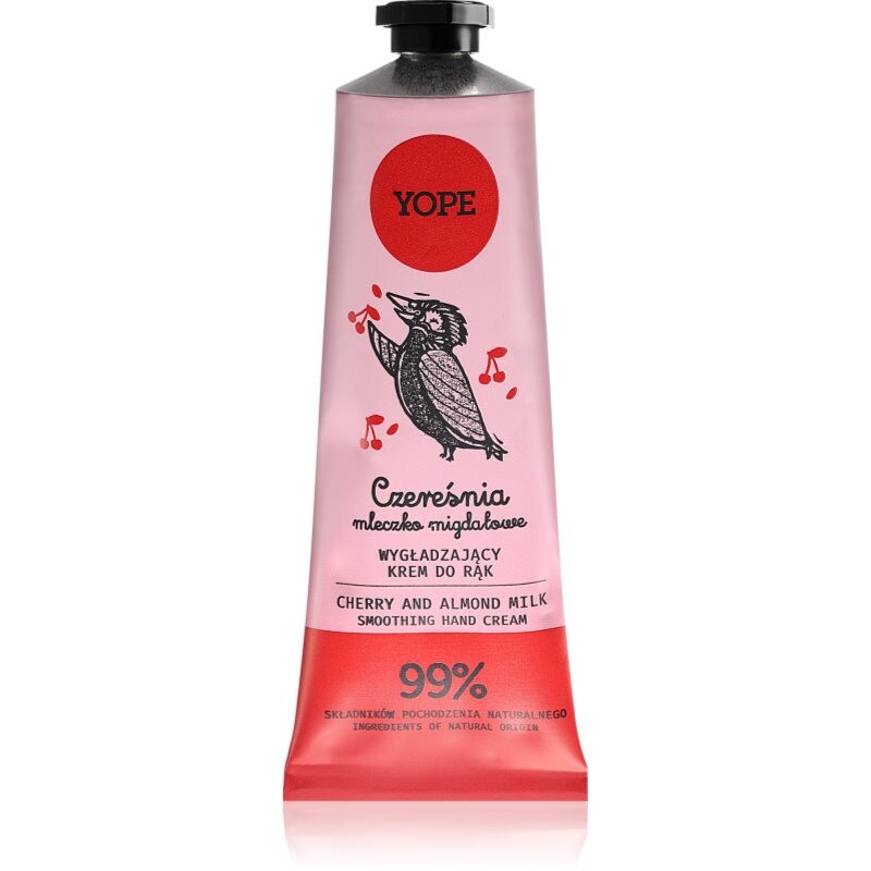 Yope Cherry & Almond Milk prírodný krém na ruky 50 ml