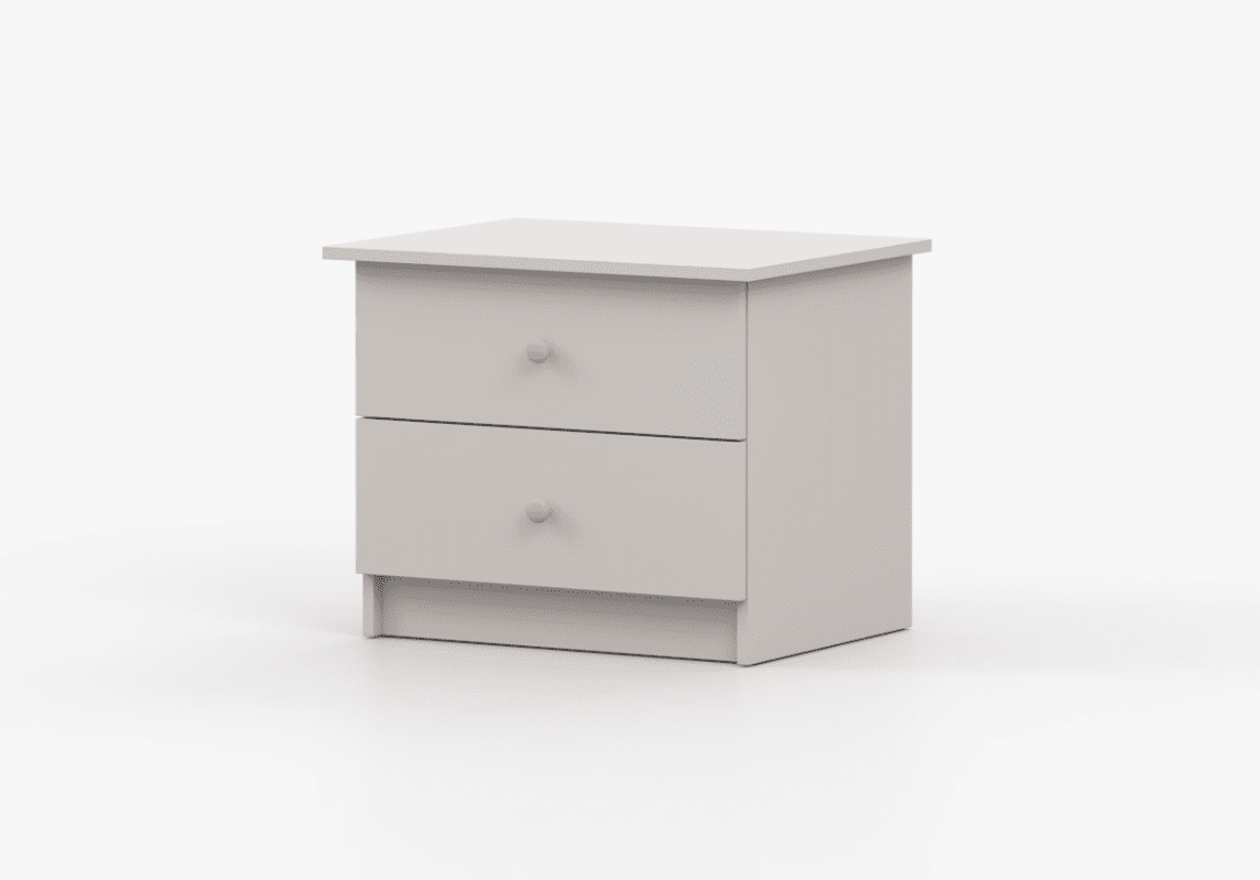 ArtIdz Nočný stolík ELFI II | kašmír Farba: Ružové úchytky