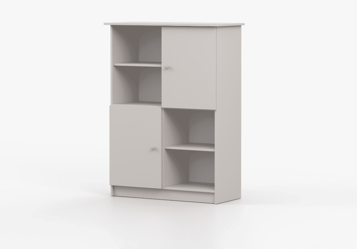 ArtIdz Regál ELFI II | kašmír Farba: Ružové úchytky