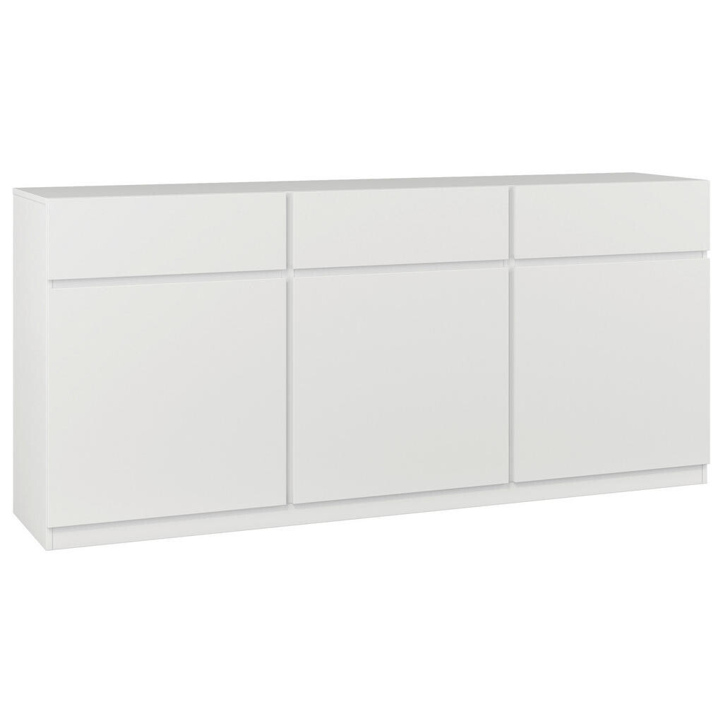 MID.YOU ŠIROKÁ KOMODA, biela, 180/82,5/40 cm