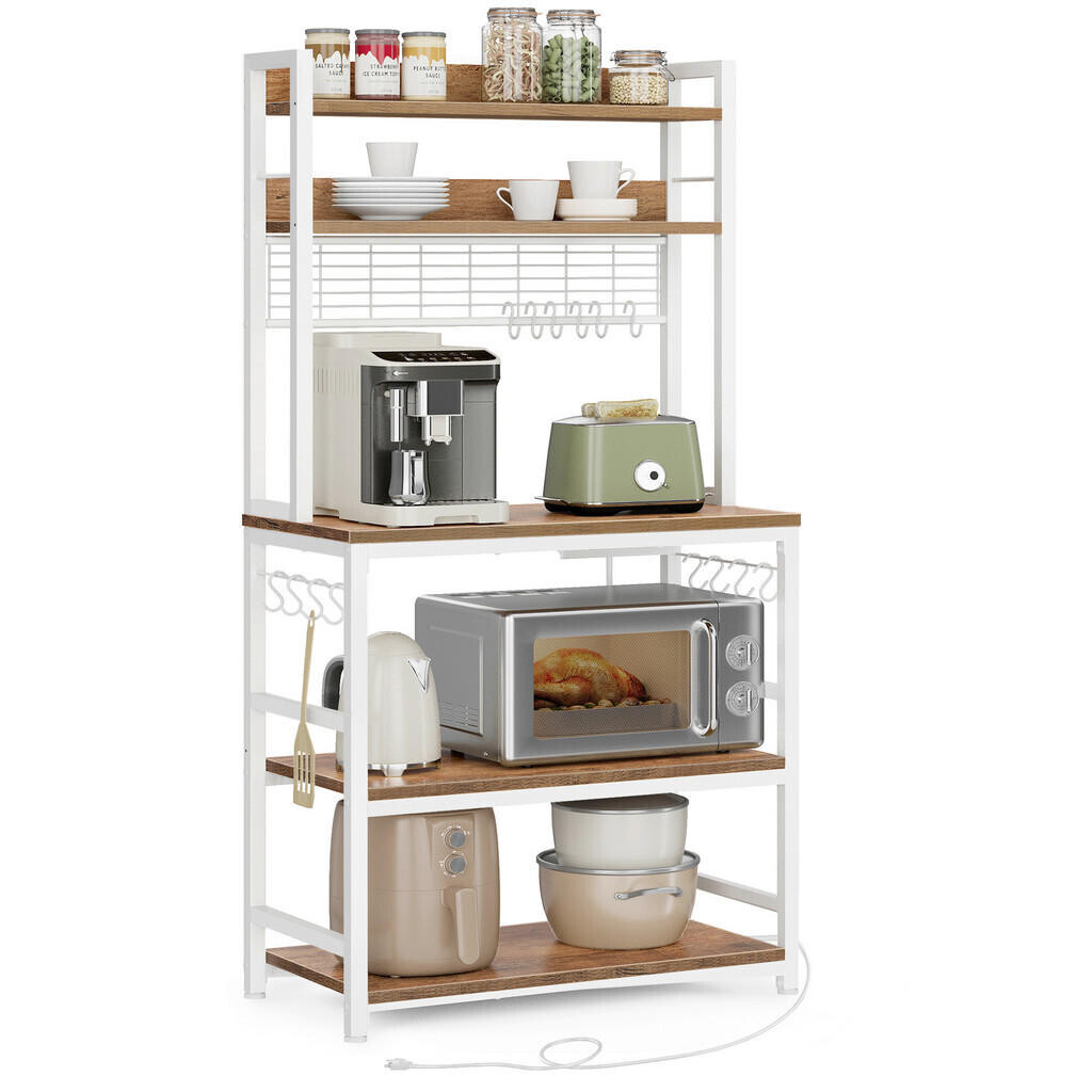 MID.YOU REGÁL, hnedá, biela, železo, 80/170/40 cm