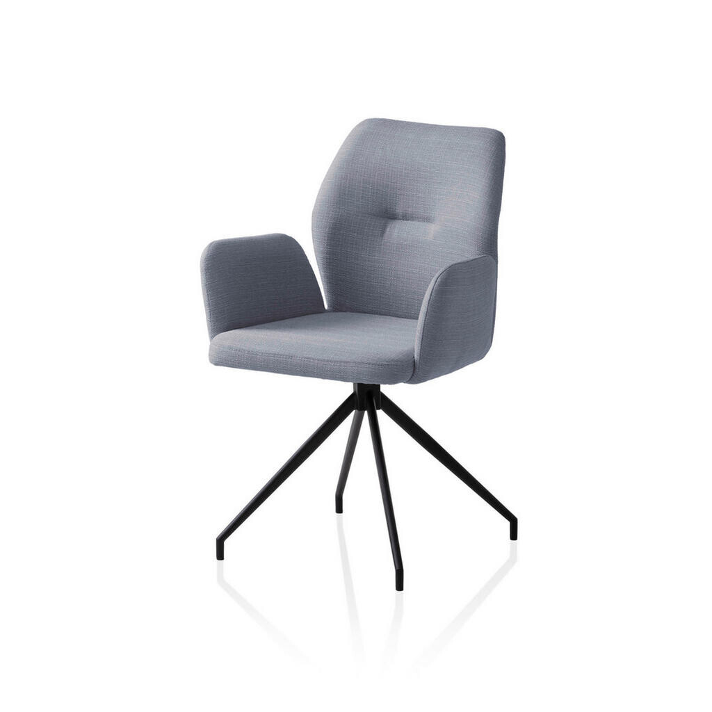 Livetastic OTOČNÁ STOLIČKA, tkaná textília, tmavosivá