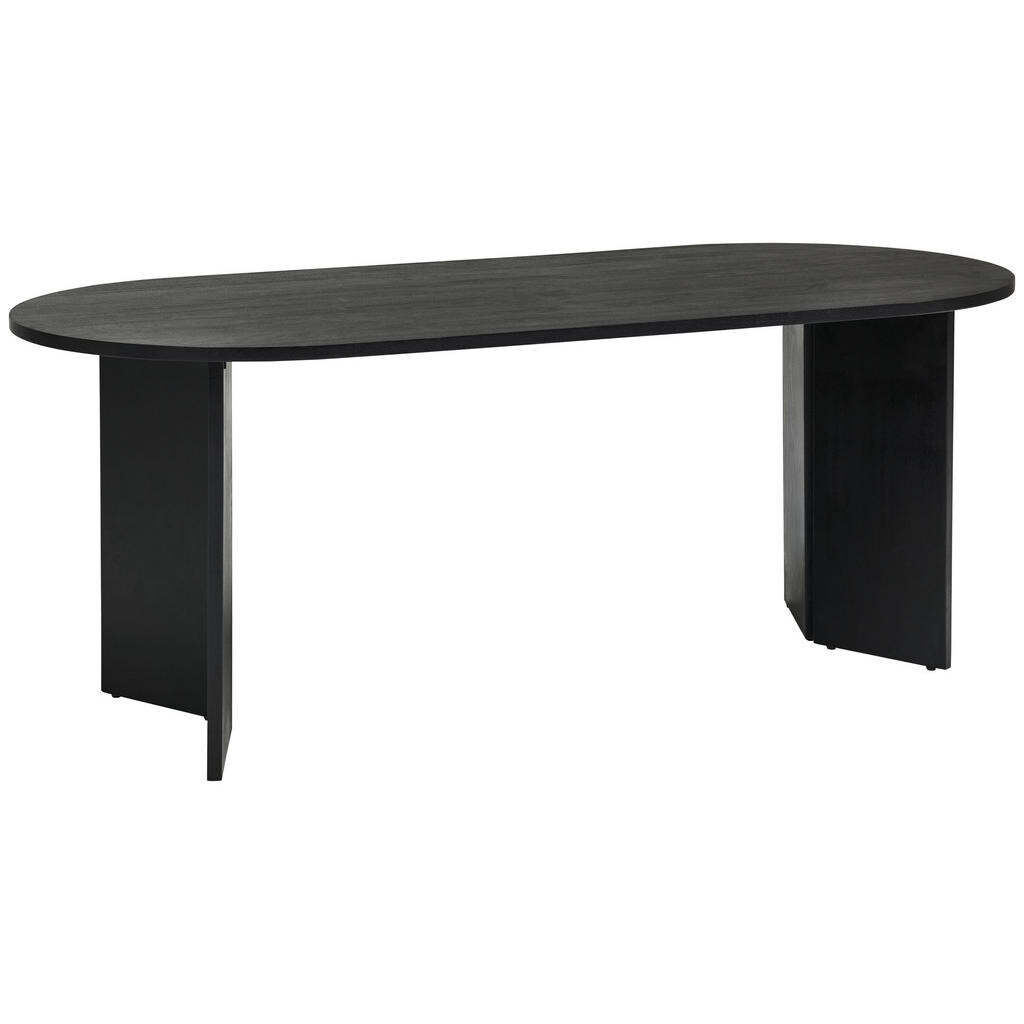 MID.YOU JEDÁLENSKÝ STÔL, akácia, čierna, 200/76/90 cm