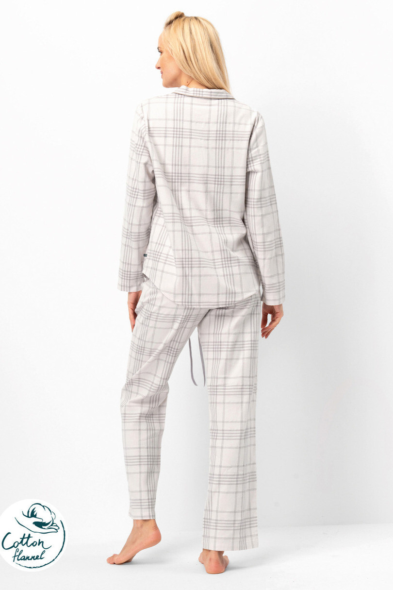 Kľúč LNS 401 B25 long/r S-XL dámske pletené pyžamo světle růžová XL